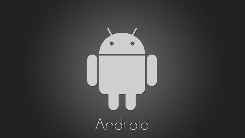 Android Robot Icon — Gray