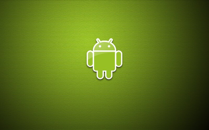 Android Robot Icon — Green, Minimalist, Vector Art