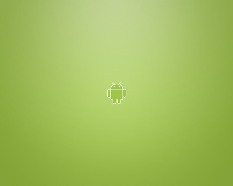 Android Robot Icon — Green, Neutral