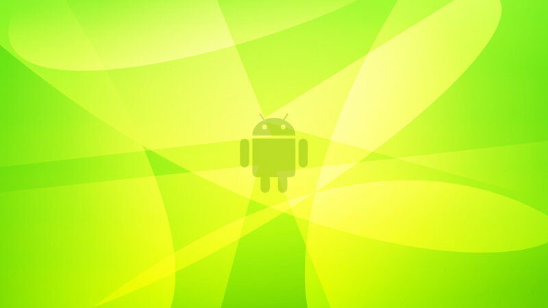 Android Robot Icon — Green, Vibrant