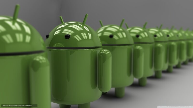 Android robot lineup