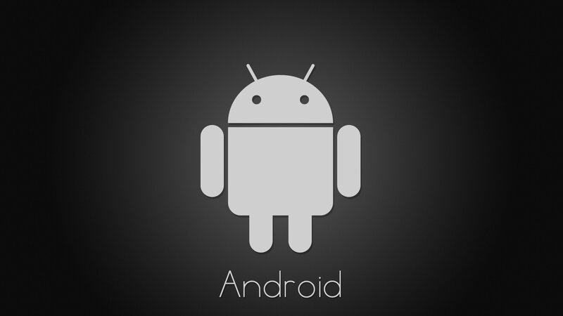 Android Robot Logo — Gray