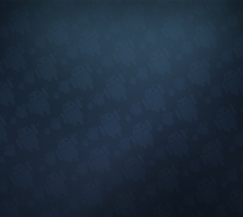 Android Robot Pattern — Blue