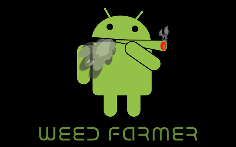 Android Robot Smoking