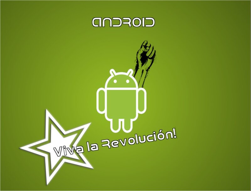 Android Robot with Fist