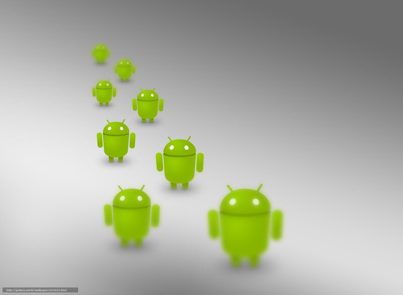 Android robots in formation