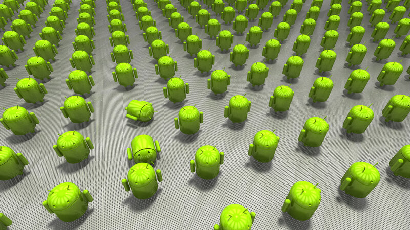 Android robots on a grid