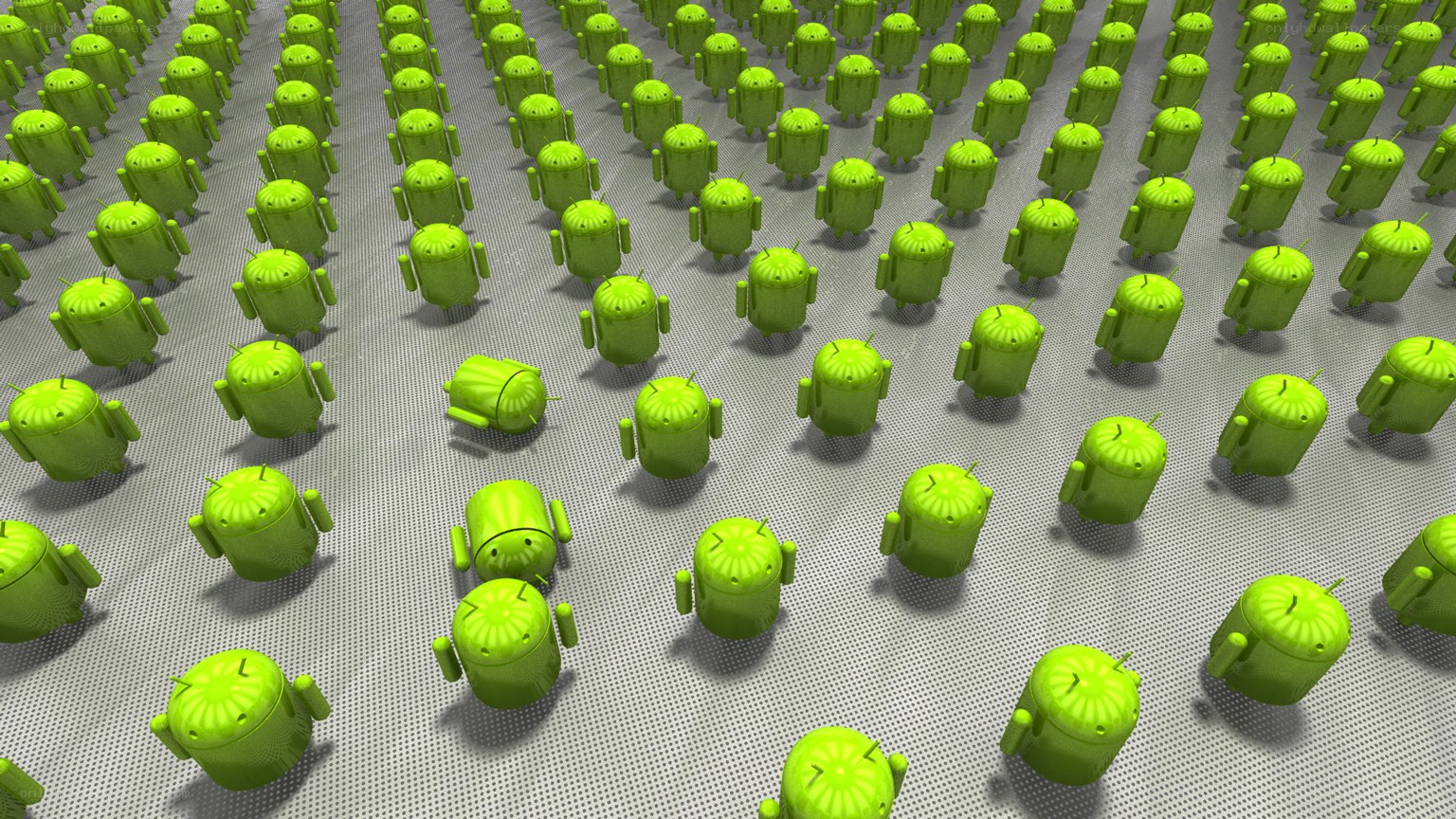 Android robots on a grid