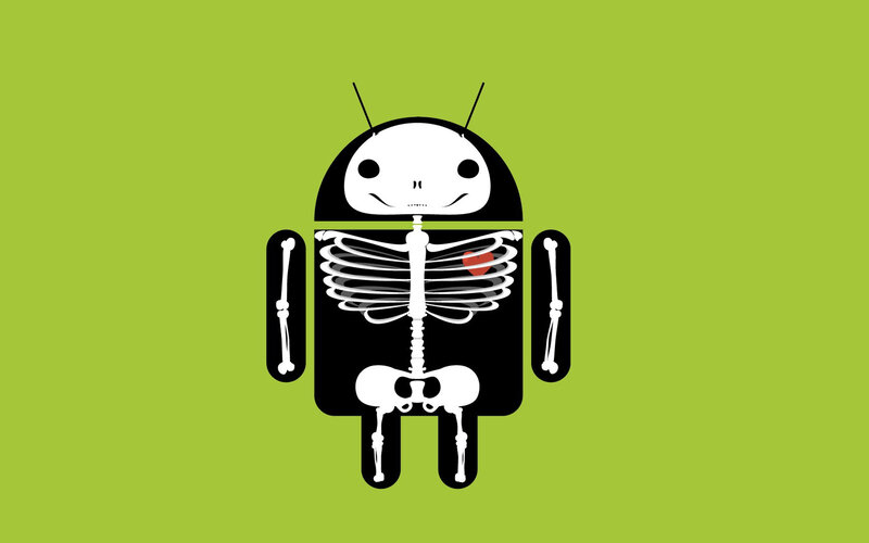 Android Skeleton Figure