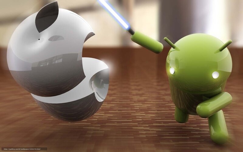 Android vs Apple battle