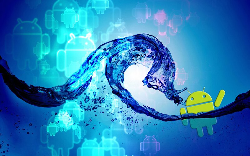 Android water wave design