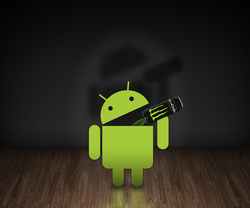 Android with Monster Energy