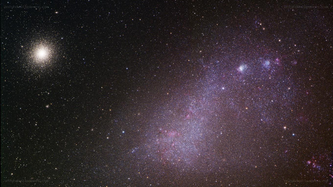 Andromeda Galaxy and star fields