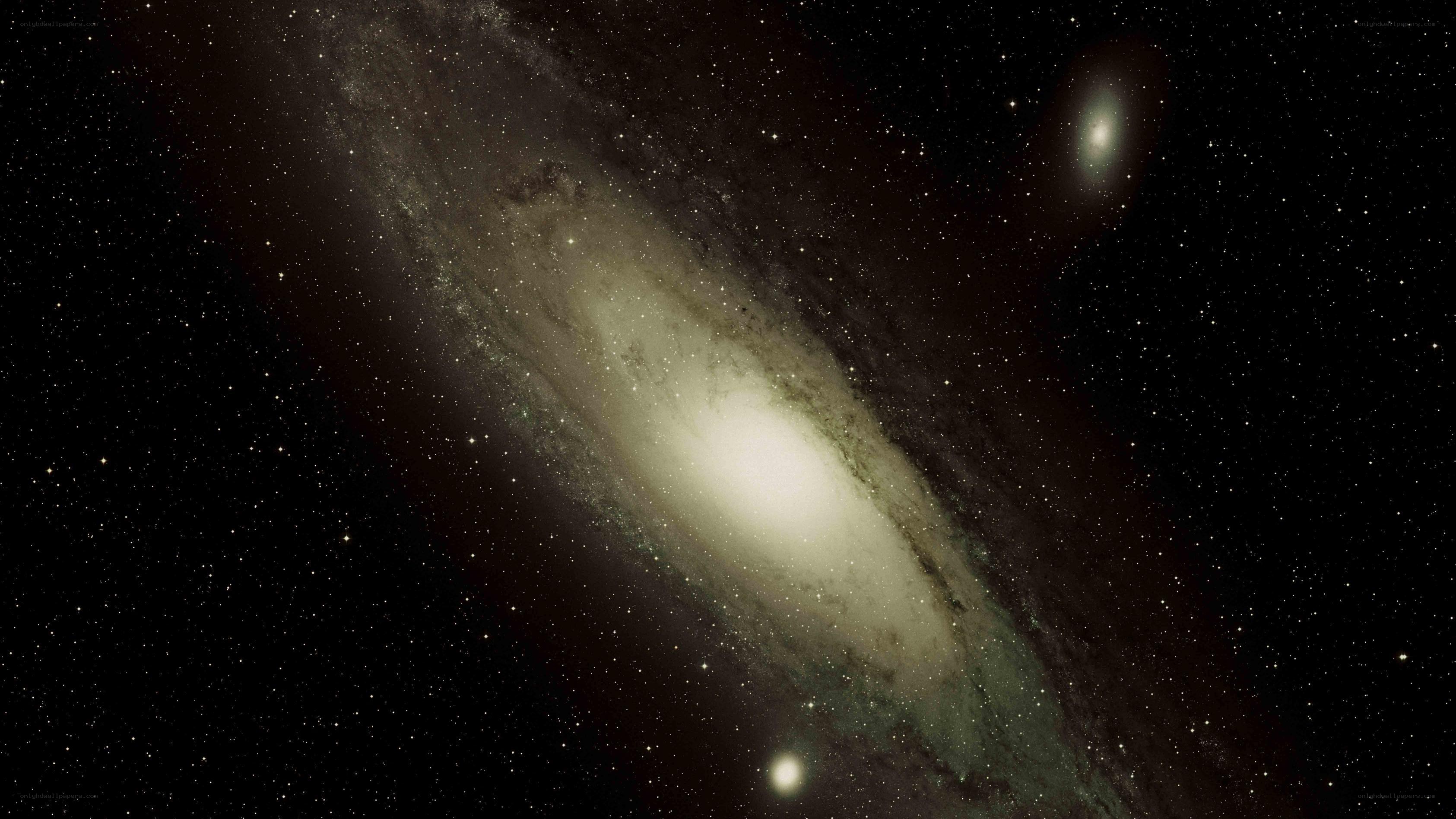 Andromeda Galaxy and stars