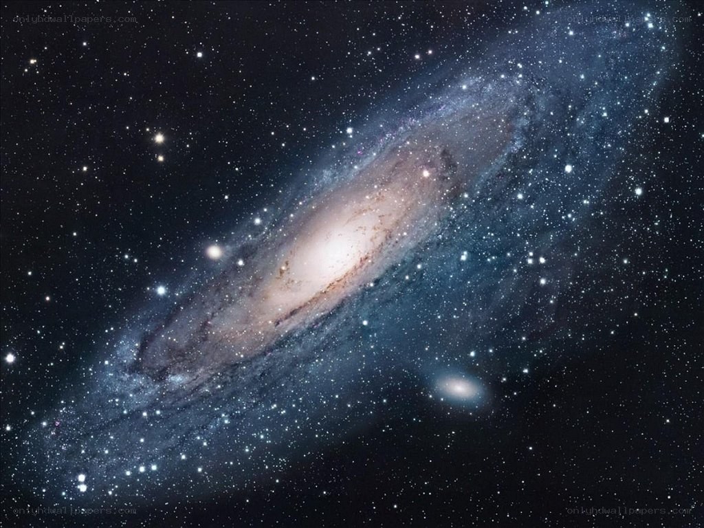 Andromeda Galaxy and stars