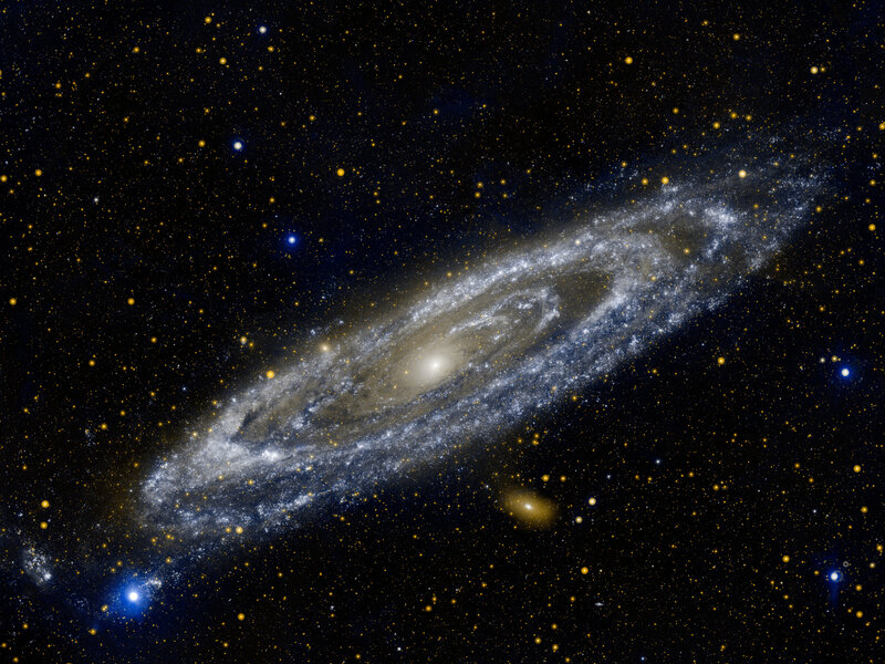 Andromeda Galaxy — Black, Cosmic