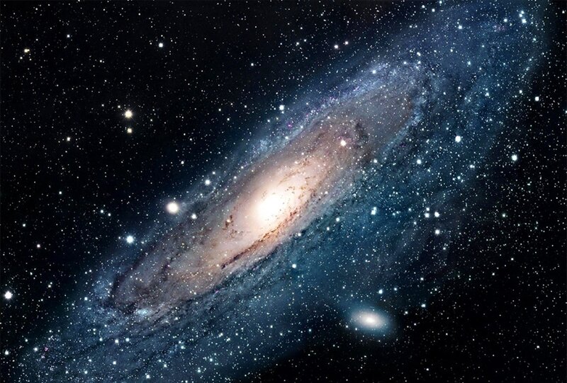 Andromeda Galaxy — Black