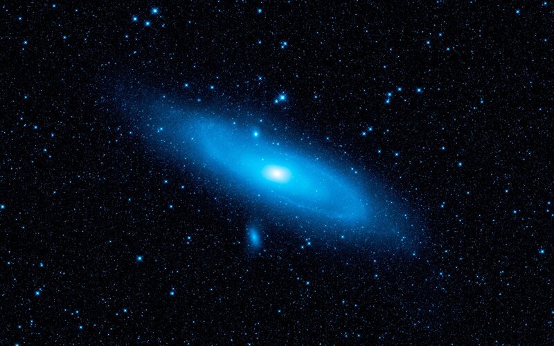 Andromeda Galaxy — Blue, Serene