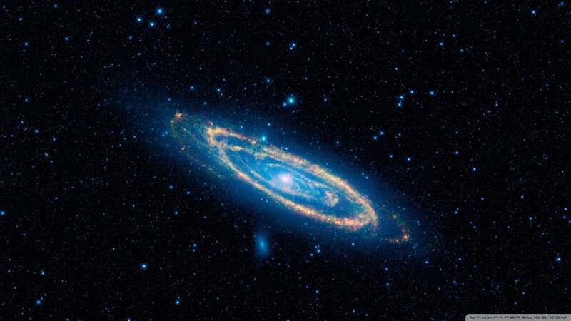 Andromeda Galaxy — Blue