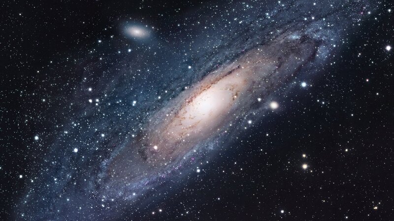 Andromeda Galaxy — Cosmic, Blue