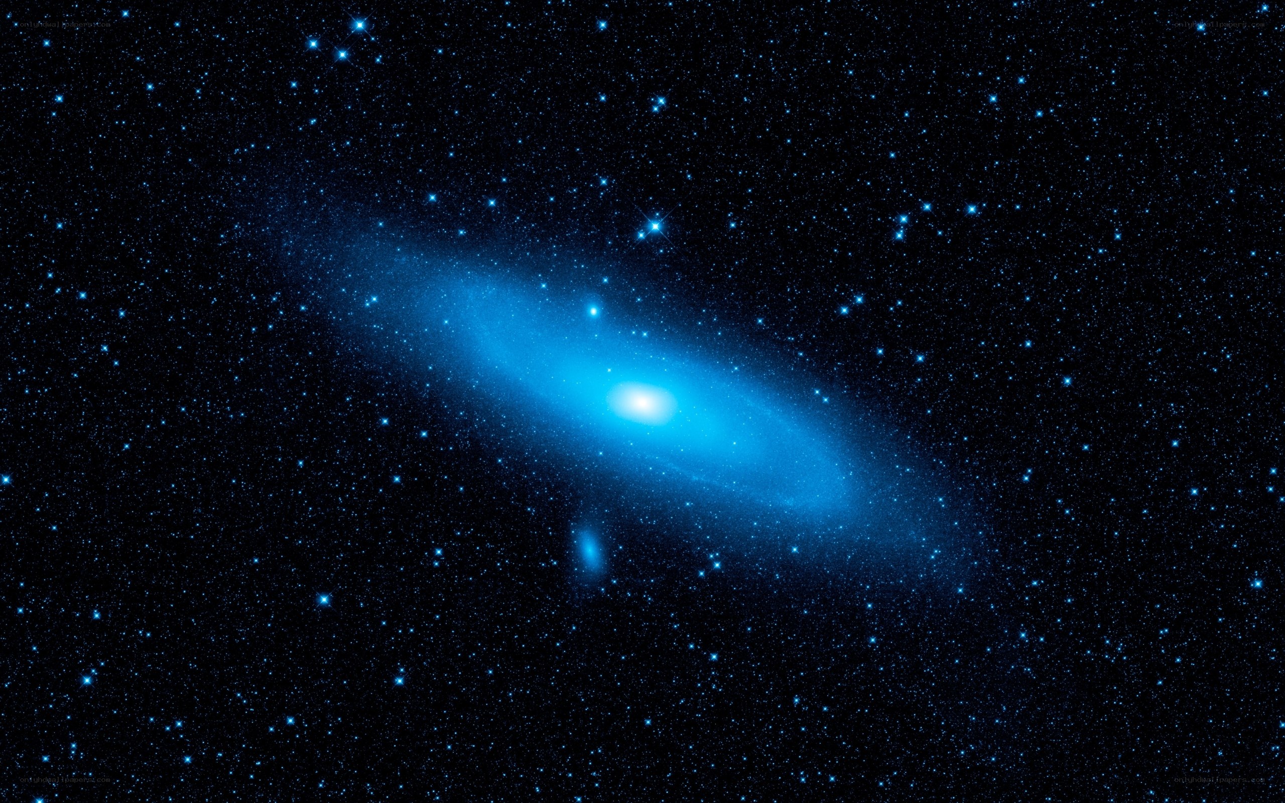 Andromeda Galaxy in deep space