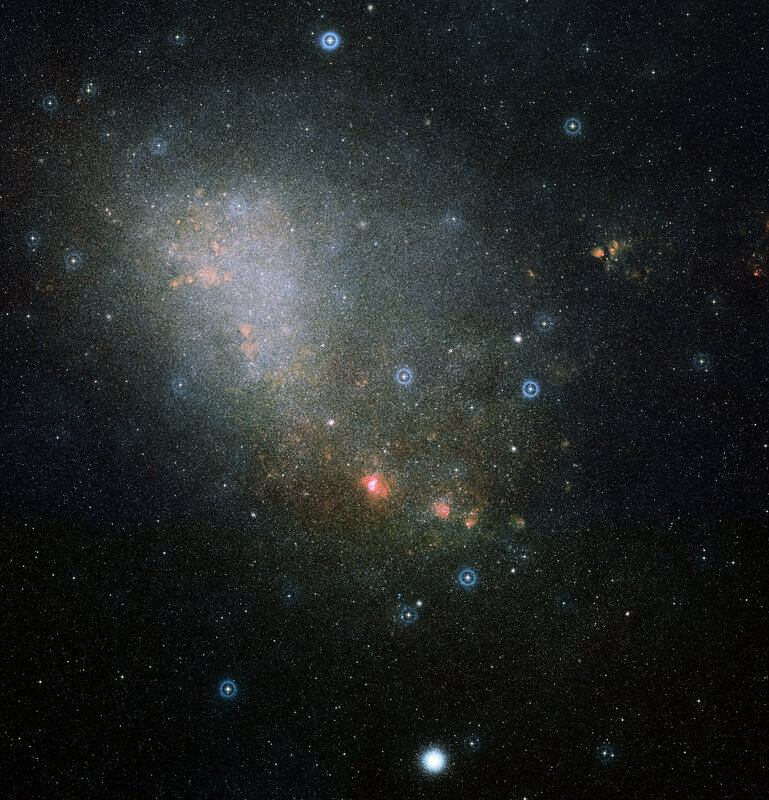 Andromeda Galaxy in deep space
