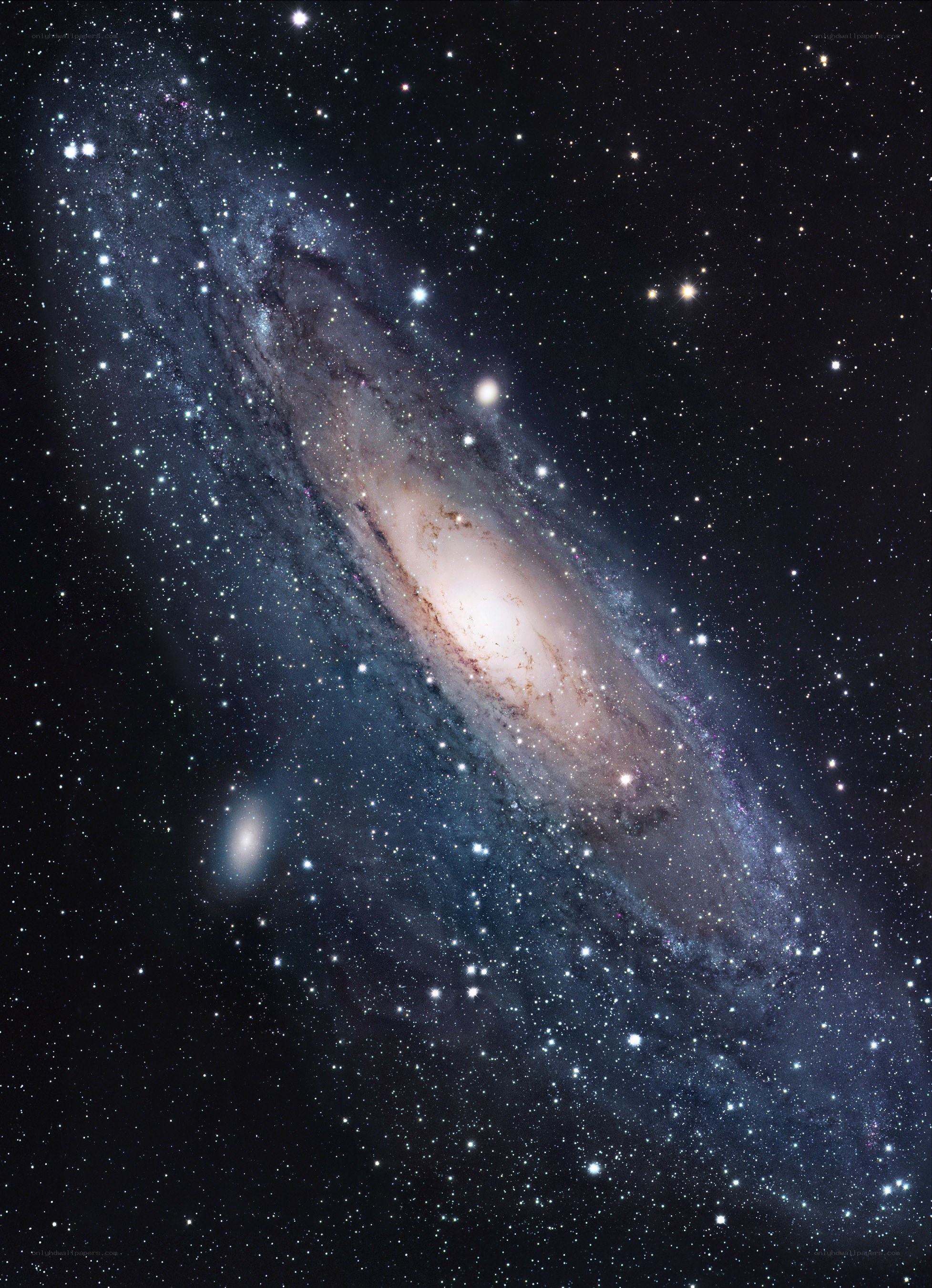 Andromeda Galaxy in deep space