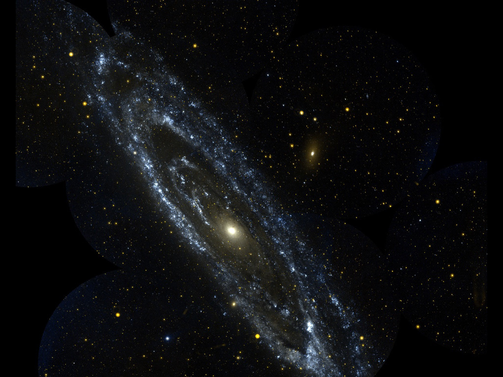 Andromeda Galaxy in deep space