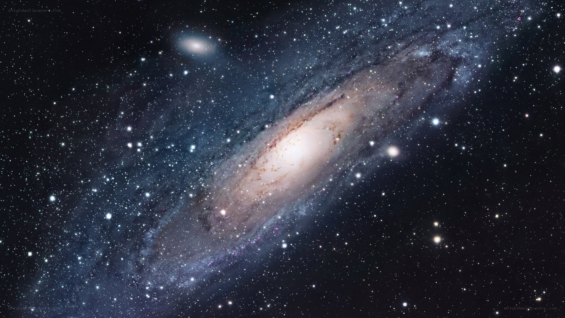 Andromeda Galaxy in deep space