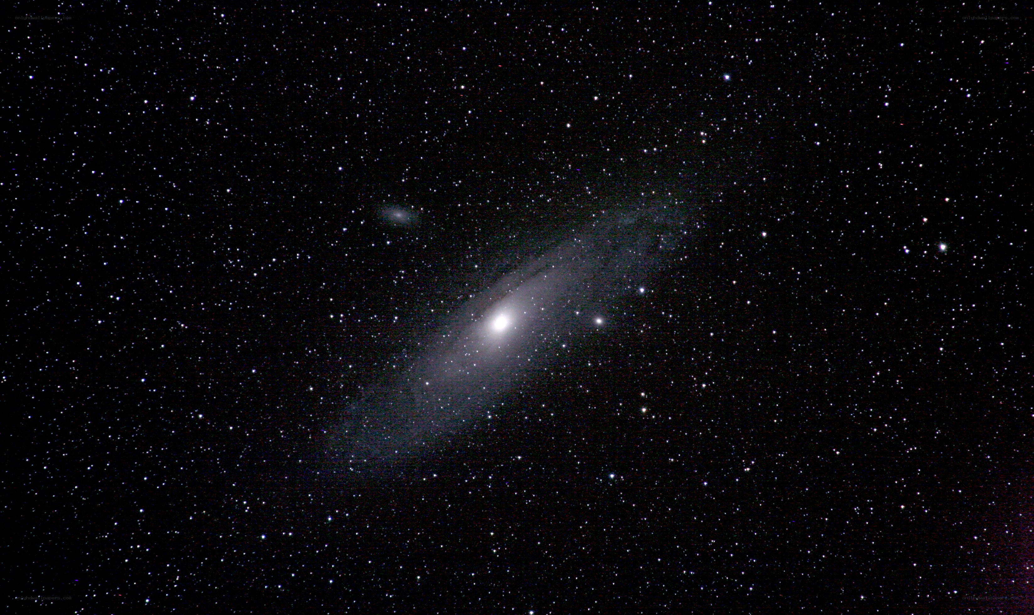 Andromeda Galaxy in night sky