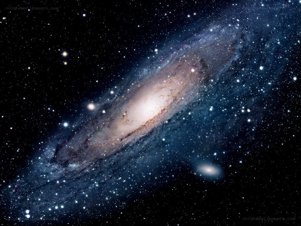 Andromeda Galaxy in space