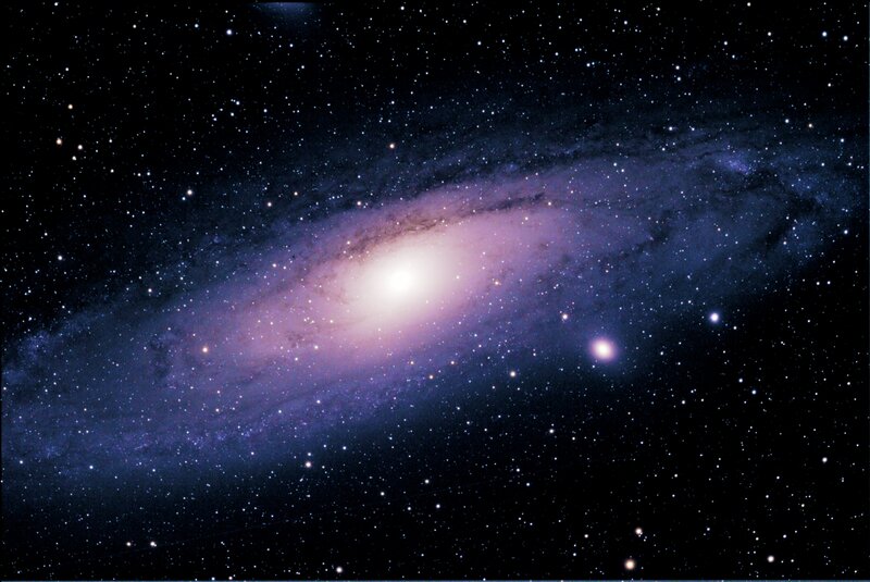 Andromeda Galaxy — Purple