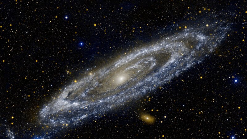 Andromeda Galaxy — Yellow
