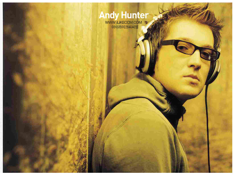 Andy Hunter with headphones