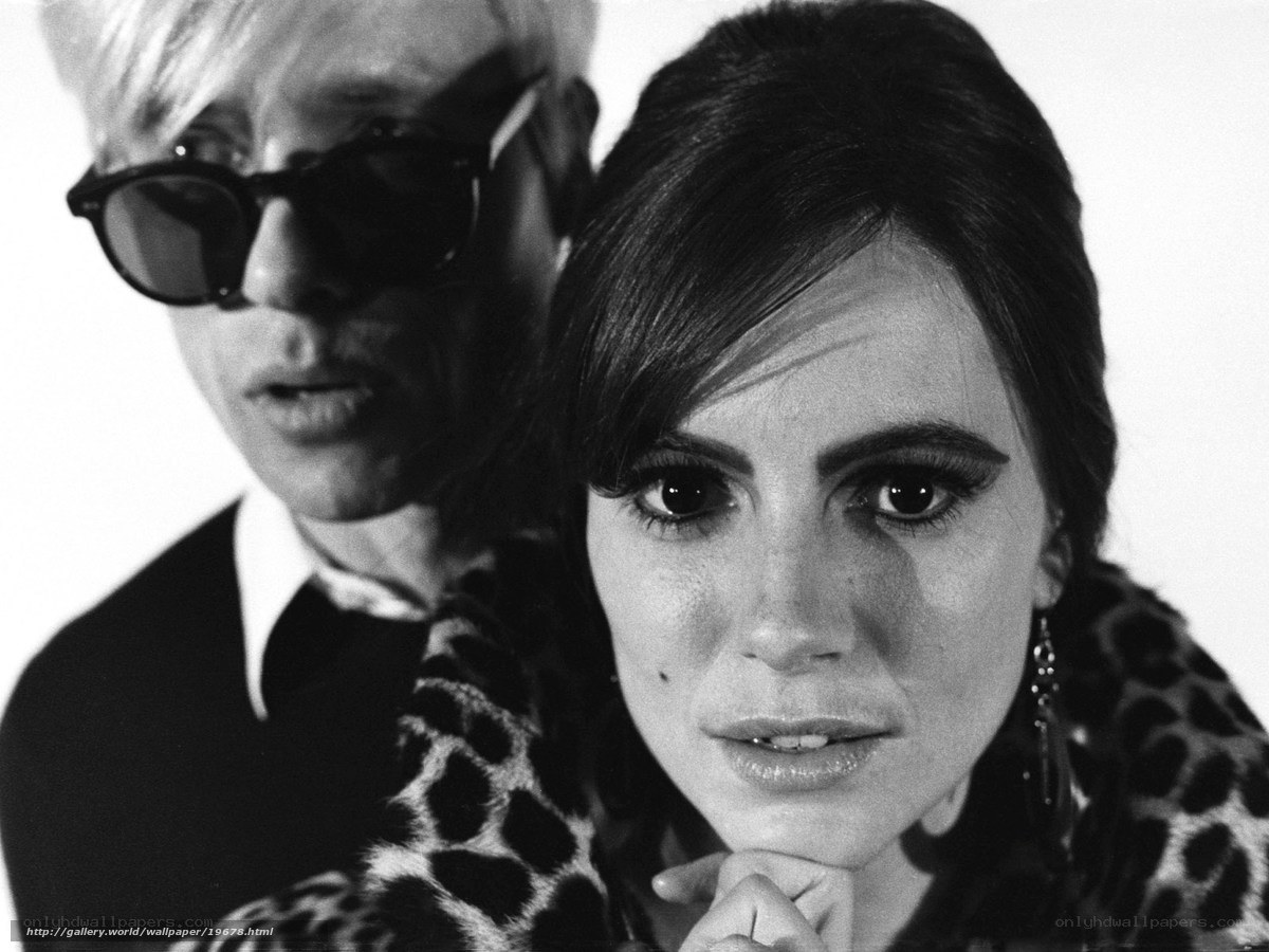 Andy Warhol and Nico portrait
