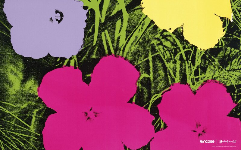 Andy Warhol flower print