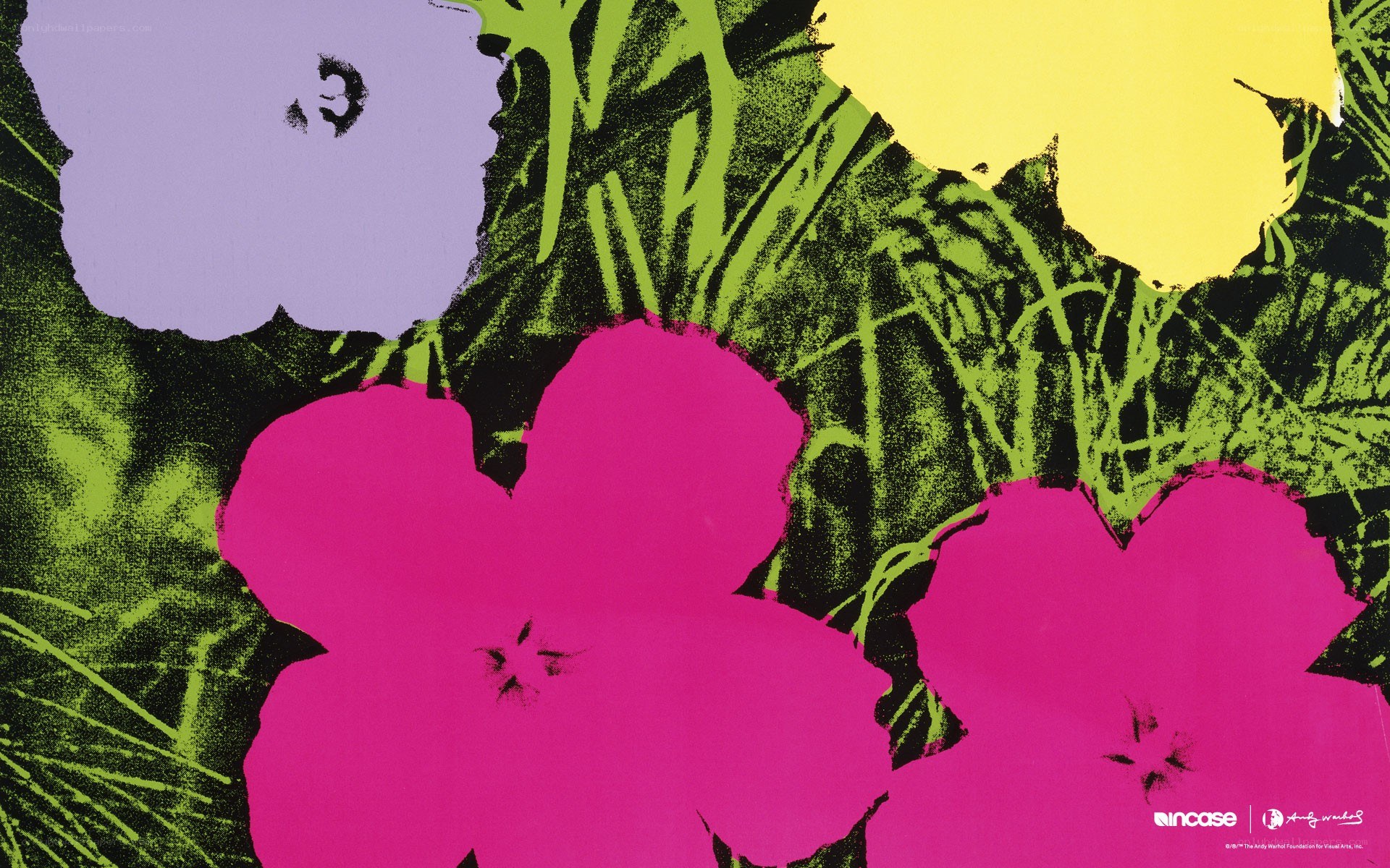 Andy Warhol flower print