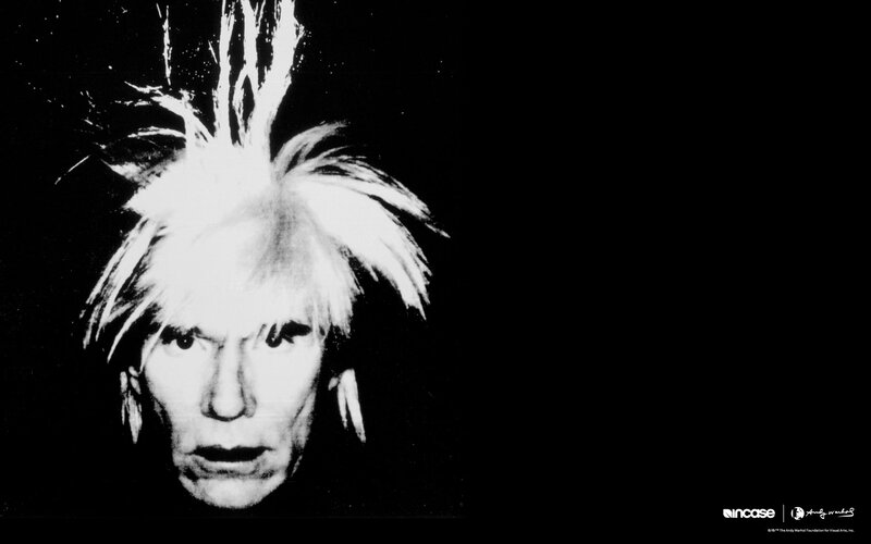 Andy Warhol Portrait — Black