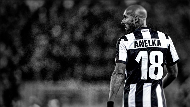 Anelka in Juventus jersey