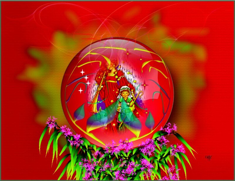 Angel and Child in Sphere