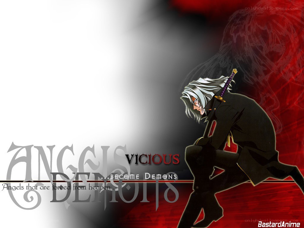 Angel and demon artwork