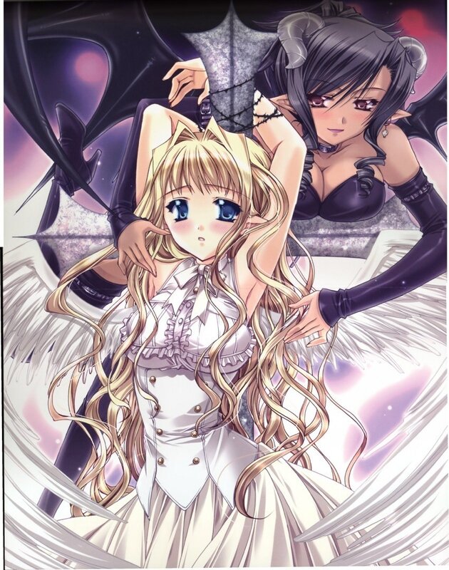 angel and demon characters