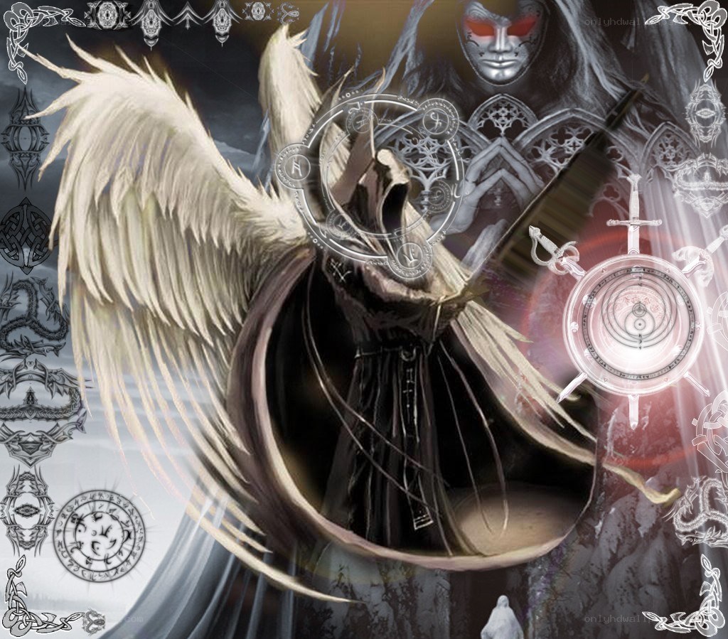 angel and demon confrontation