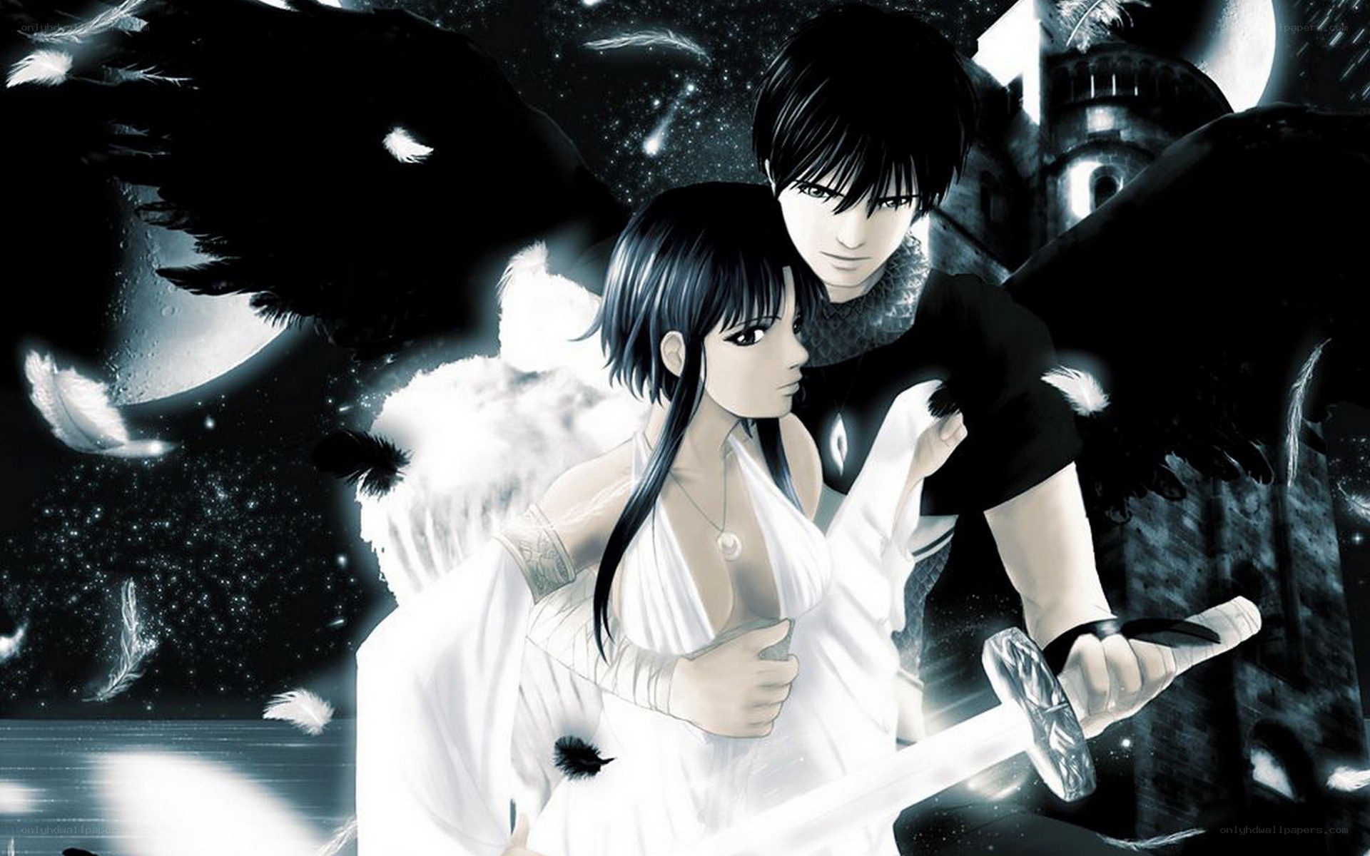 angel and demon couple