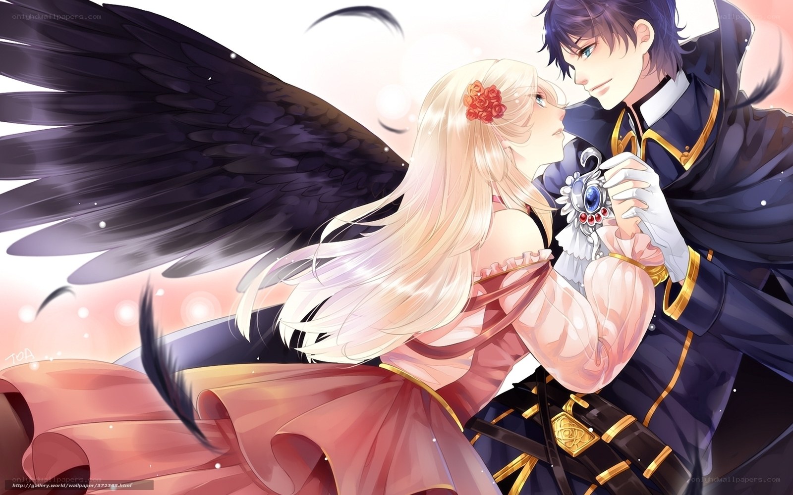 angel and demon couple