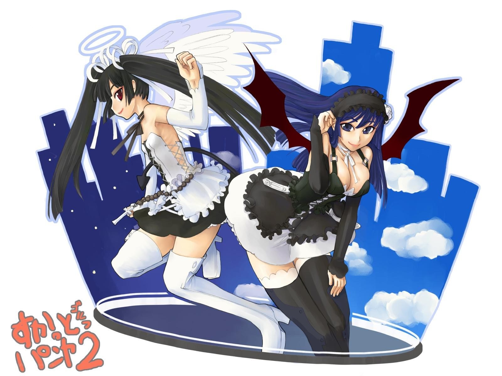 Angel and demon maids