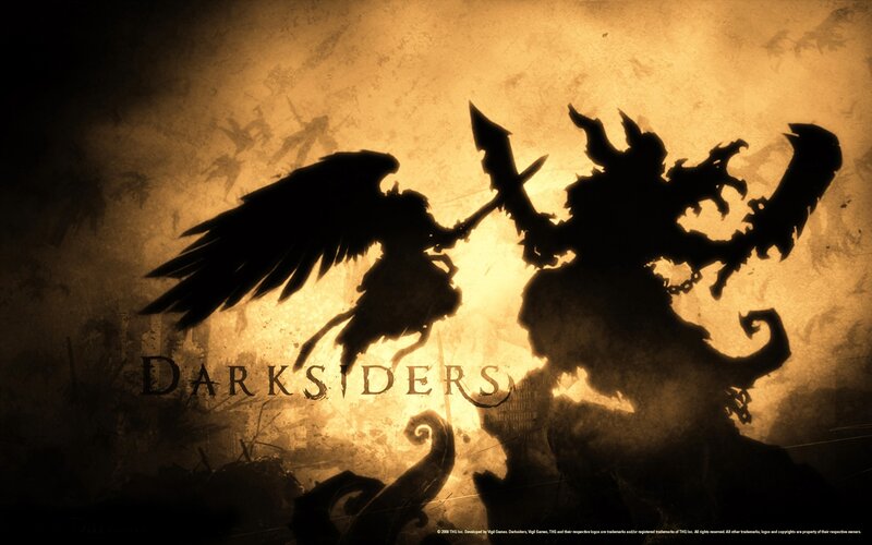 Angel and Demon Silhouettes