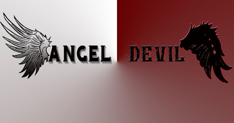 Angel and Devil Symbols