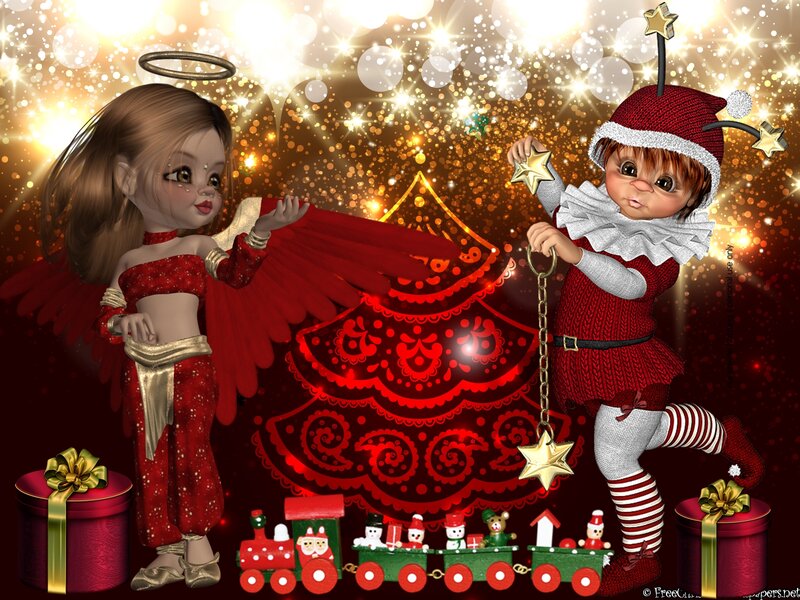 Angel and Elf Characters