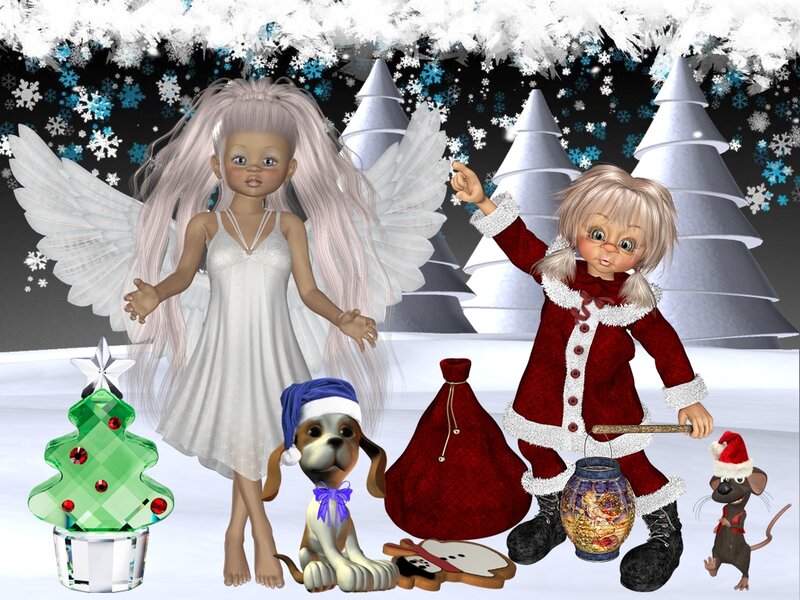 Angel and Elf Dolls